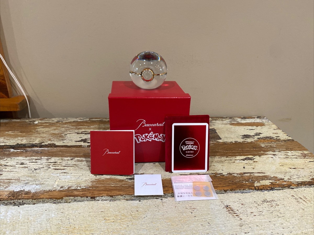 Baccarat Pokemon Collection Poke Ball 25th Anniversary Baccarat Pokemon Collection Poke Ball 25th Anniversary