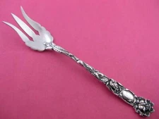 Sterling ALVIN Pickle Serving Fork BRIDAL ROSE 1903