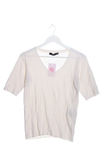 OLD RIDEL Pull col en V Dames T EU 34 noir style décontracté