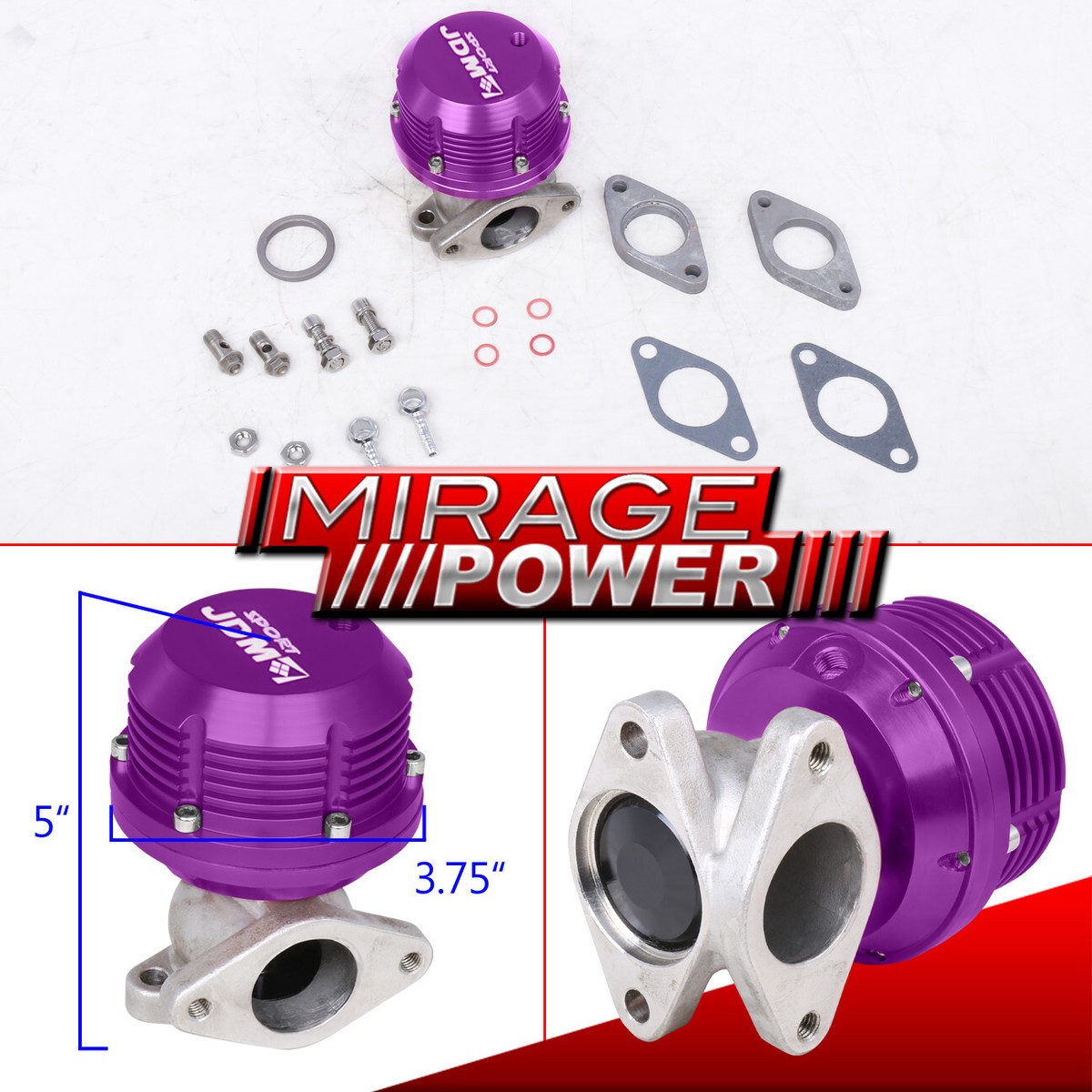 Tial MV-S 38mm Externe Wastegate Refroidi &agrave; L'eau