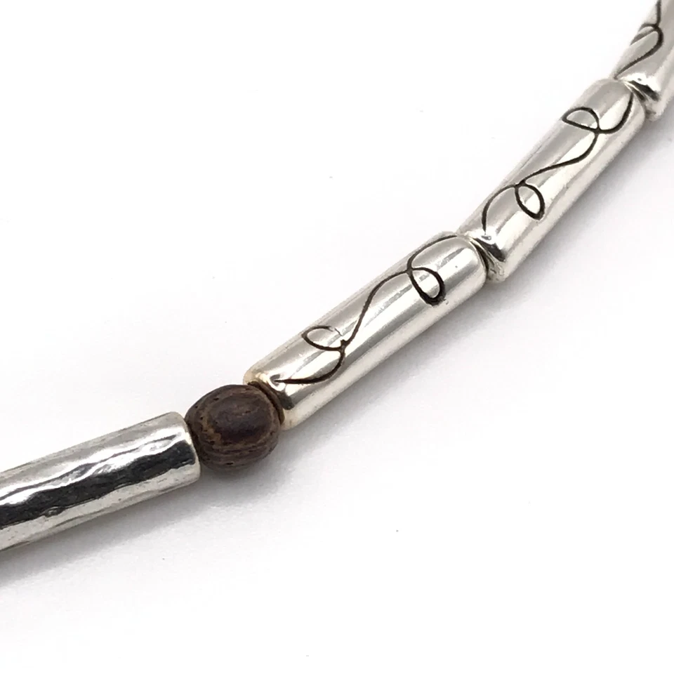 Брайтон ожерелье шикарный минималистский меди и серебра пластина 16-18» регулируемый - Изображение 3 из 4