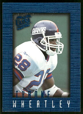 1996 Ultra Sensations #71 Tyrone Wheatley New York Giants Football