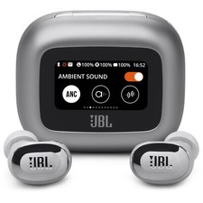 JBL Live Buds 3 True Wireless Noise-Canceling Earbuds Silver 