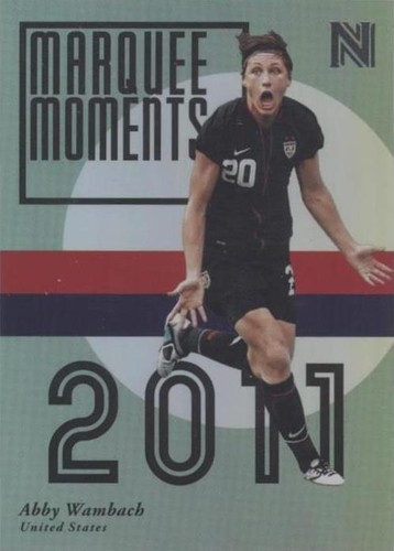 2017 Panini Nobility #CS-WAM Abby Wambach Crescent Signatures