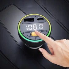 Wireless Car FM Transmitter Modulator Mp3 Player Adapter Bluetooth5.3 Handsfree