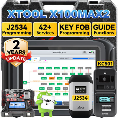 XTOOL X100MAX 2 Profi KFZ OBD2 Diagnosegerät Scanner J2534 ECU Programmier IMMO
