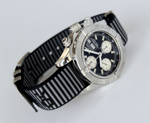 BREITLING mens watch, A13340 Superocean Chrono, Automatic, NEW BREITLING STRAP! - Picture 4 of 9