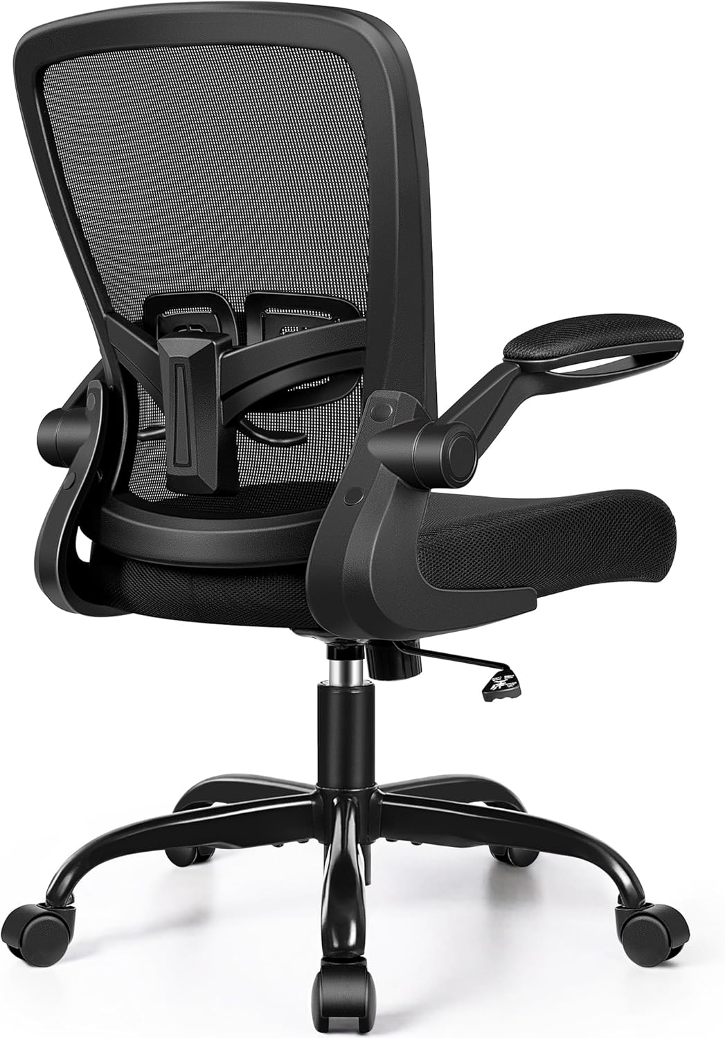 Ergonomic Office Chair with Adjustable Height Lumbar Support and Swivel
