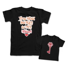 Mom Mommy and Me Outfits Mom Hen Mother Baby Small Chicks Cotton Match Clothes