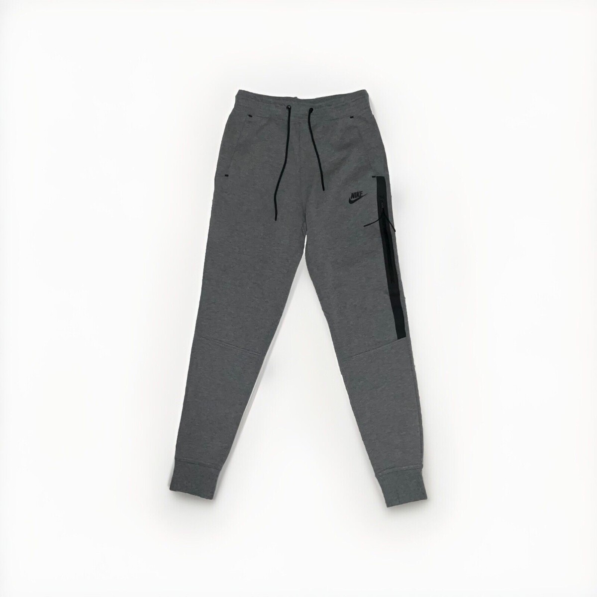 Nike Tech Fleece Joggers Grey Zip Pockets Sportswear Mens Size XS -  683800-091 | eBay