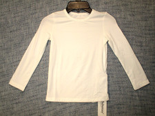 New Subuteay Girls' Long Sleeve White Thermal Underwear Shirt Size XS