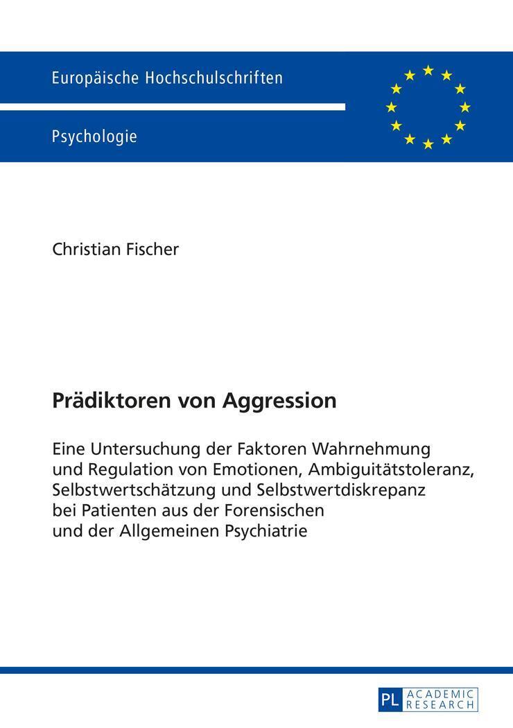 Thumbnail - Christian Fischer | Prädiktoren Von Aggression | Taschenbuch | Deutsch