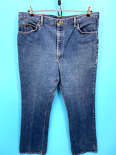 VTG Lee Jeans Mens 38x34 Blue Union Made in USA Western American Denim 80s 90s