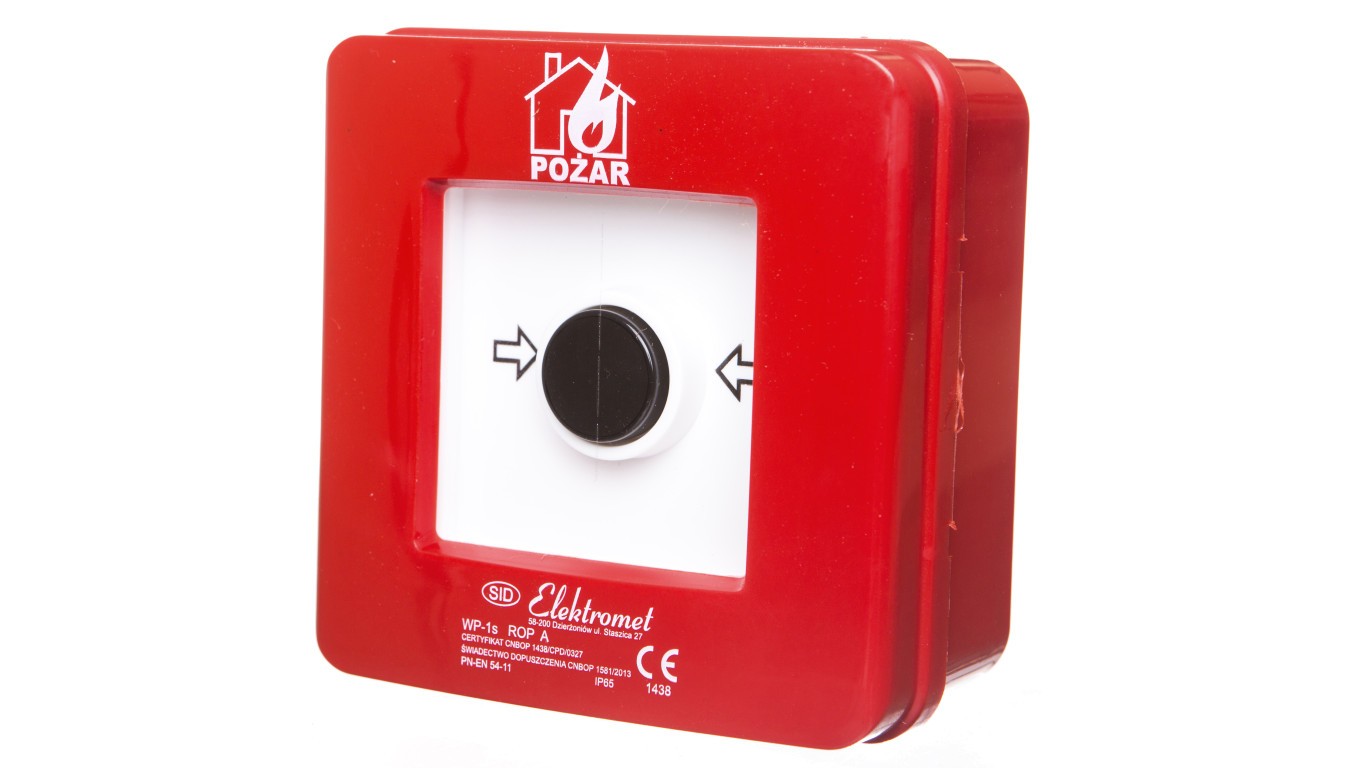 Button Fire. surface mounted NC-NO IP65 WP-1s ROP A 921400