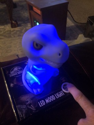 Jurassic World Led Mood Light 30 Minutes Shut Off Timer 4 x6  Color Changing JP