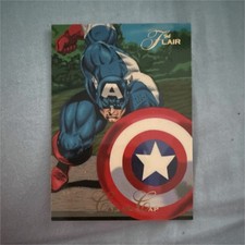 Marvel Flair Captain America vs. The Captain #65 Fleer 1994 Trading Card