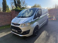 FORD TRANSIT CUSTOM LIMITED SPORT VAN 2.2 TDCI 170ps 3 SEATS 2014 63 SWB SILVER