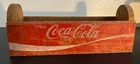 Vintage ? Coca Cola Distressed Wood Planter Box Holder Tray