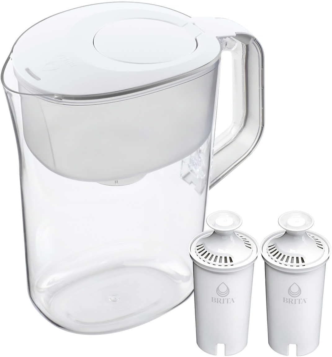 Brita Champlain 10-Cup Water Filter Pitcher + 2 Filters &ndash; SmartLight &ndash; NEW