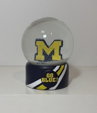 University Of Michigan Wolverines Water Globe Snow Globe Go Blue 5 Inch