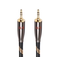 Audiophiles High Gauge AUX Cable 3.5mm Male to Male Jack Cable with Diameter ...