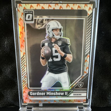 2024 Panini Donruss Optic Gardner Minshew II Raiders Fire Emoji #100