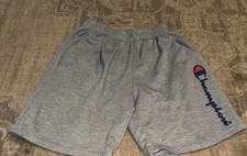 Champion Boys grey athletic shorts Sz Large