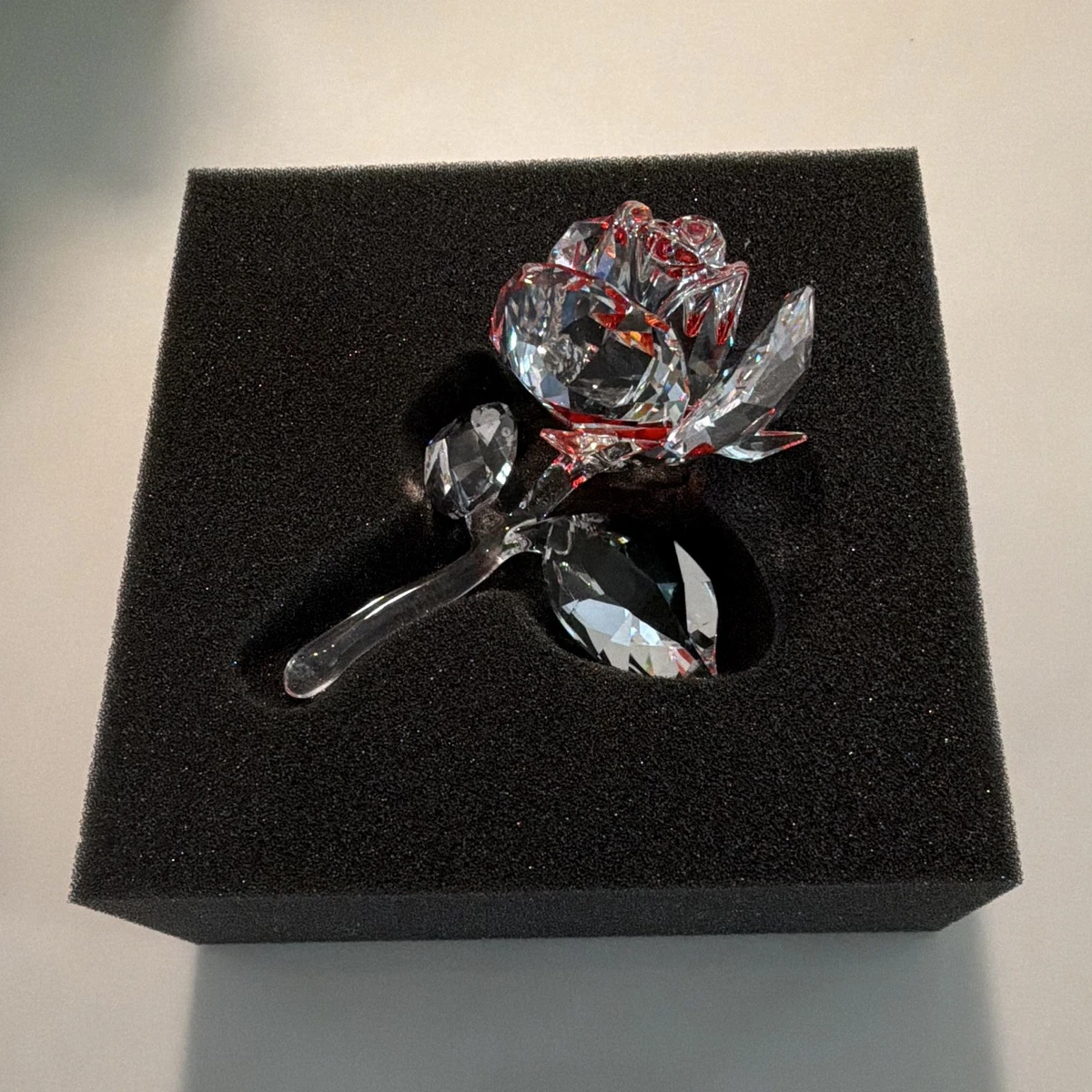 最終お値下げ【希少❗️】Swarovski クリスタル 小物入れ 花の蓋付き Swarovski Rose for sale | eBay