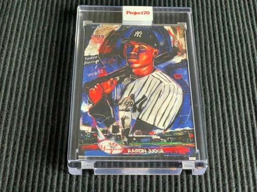 2021 TOPPS PROJECT 70 #149 AARON JUDGE / ANDREW THIELE *ENCASED ART*  YANKEES