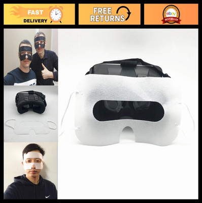 100 Pack Disposable Eye Covers for VR Headsets - HTC Vive, PS VR, Oculus Rift &