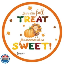 Alynta Thanksgiving Gift Tags Stickers - Thanksgiving Stickers 2 Inch 60PCS F
