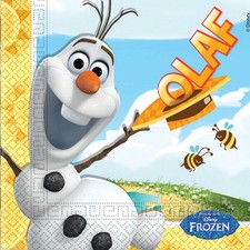 Olaf The Snowman Child Birthday Party Tableware Party Napkins For Kids
