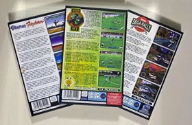 Sega Saturn Games x 3 Worldwide Soccer 97, Virtua Fighter, Sega Rally - PAL VGC