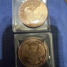 2-Disme Coins “Securing Our Borders” Collectible Political Series Copper Round on The Hot Collector