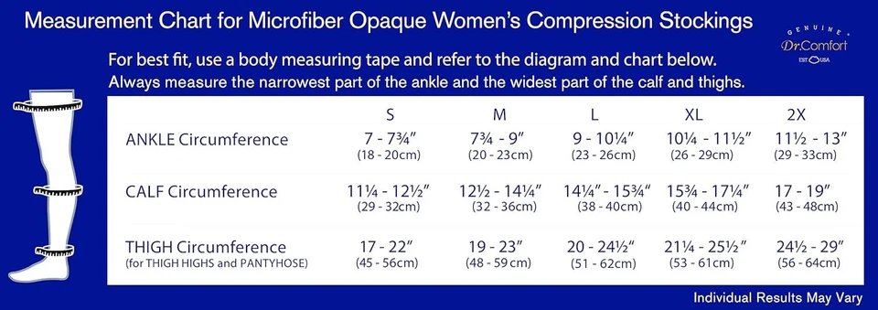 Dr. Pantimedias opacas de microfibra Comfort para mujer 20-30 mm de altura (beige) X-grandes Foto 2 de 2