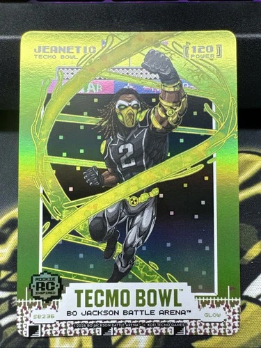 2026 Bo Jackson Battle Arena Tecmo Bowl Jeanetic Glow Scoreboard SB236