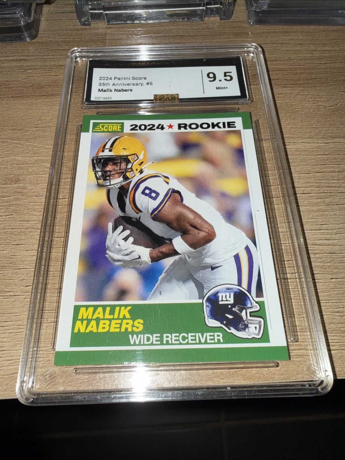 2024 Score - 35th Anniversary Rookie Malik Nabers #5 (RC)