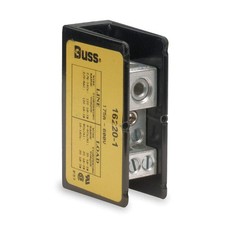 BUSSMANN 16220-1 Mintr Distr Block,Al/Cu,600V...