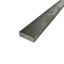 1/2" x 1-1/2" x 17", 303 Stainless Steel True Flat Bar, Cold Finished