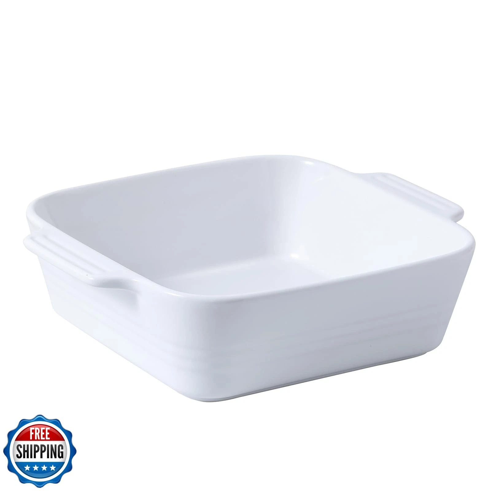 DOWAN 8x8 Baking dish, Square Baking Pan, Ceramic Casserole Dishe