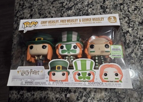 Funko Pop! Harry Potter Ginny, Fred & George Weasley 2019 Spring Convention Excl