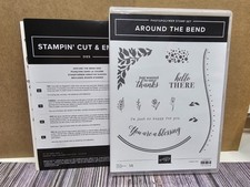 NEW Stampin' Up! AROUND THE BEND Stamp Set & dies HELLO THERE THANKS BLESSING