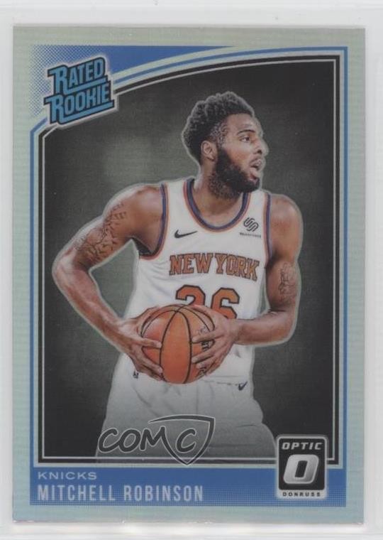 2018-19 Panini Donruss Optic Rated Rookie Holo Prizm Mitchell Robinson #163 0c2