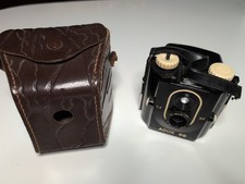 Alte Adox 66 Kamera in Lederhülle Inklusive Film (Dachbodenfund)