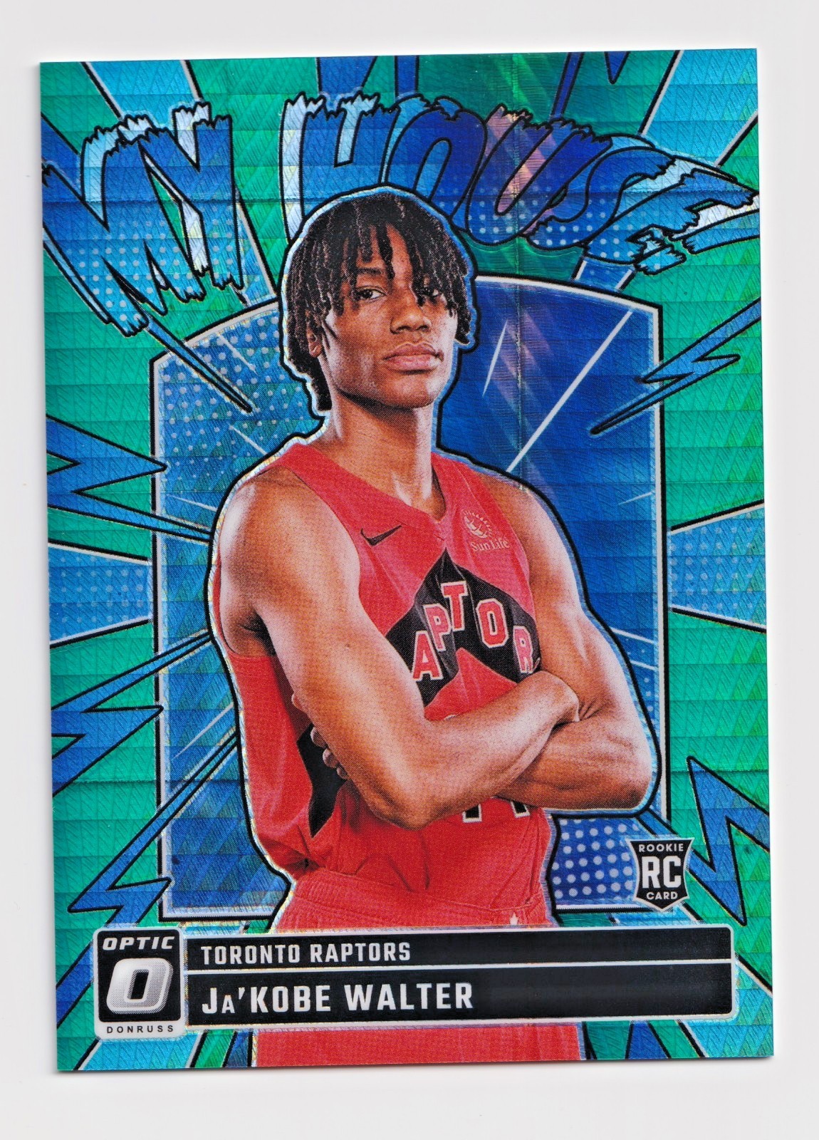 2024-25 Panini Donruss Optic - Ja’Kobe Walter My House Green Hyper RC /249 #10