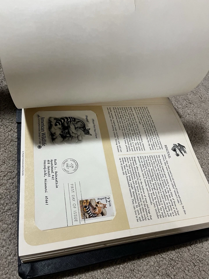 Postal Commemorative Society 1987 American Wildlife U.S First Day Covers - Image 3 of 4