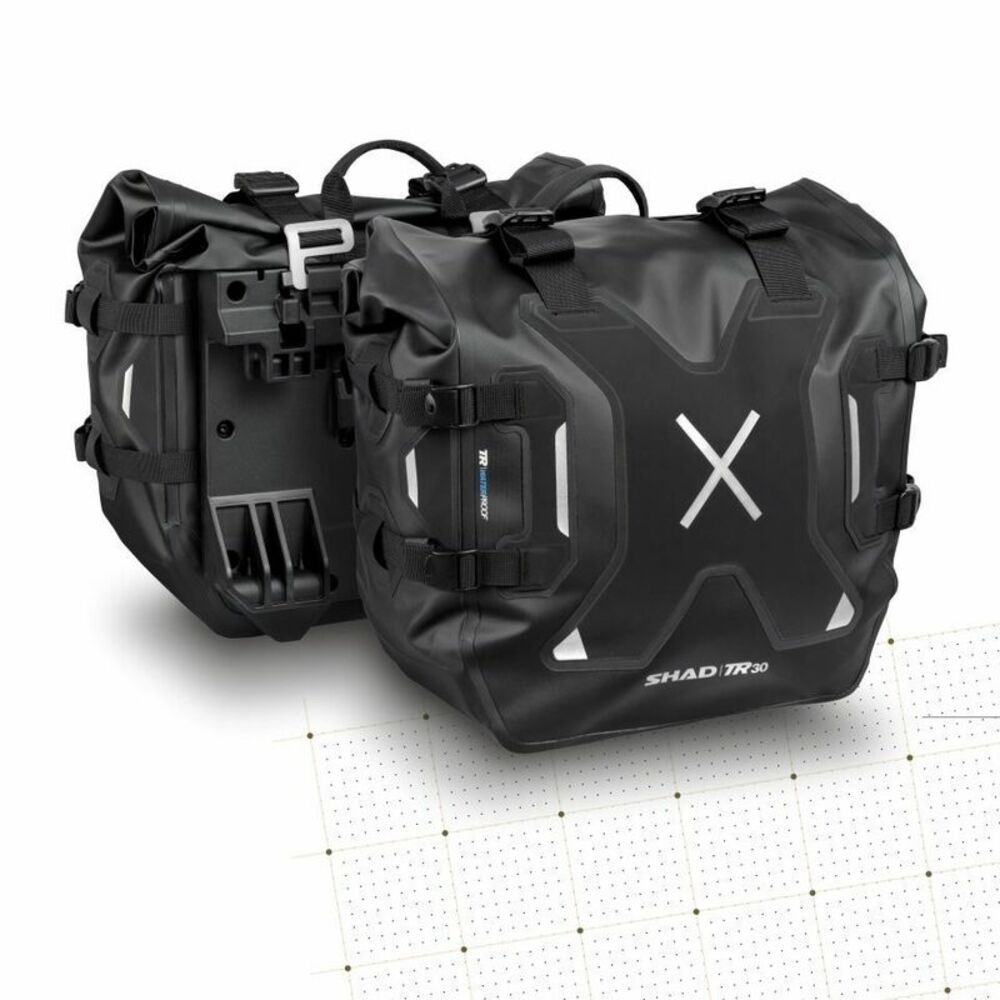 Waterproof Saddlebags Shad Terra TR30 For Motorcycle Parts Accessories