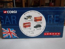 Corgi 60029 London Scene Routemaster Bus & Taxi 1:64 Rot Neu 2003
