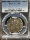 1941-D Liberty Walking Half Silver Dollar 50C PCGS AU58