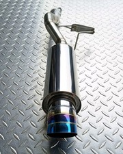 AXLE BACK EXHAUST 2 INCH CUSTOM BLUE BURN TIP FOR HONDA CIVIC FD1 FD2 2006-2011